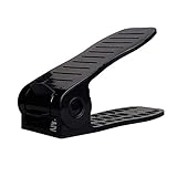 wityoo 8個靴ホルダー シューズ収納 高さ調整機能 スペースを節約 ユニセックス靴箱 滑り止めと耐久性ストレージラック (黒)