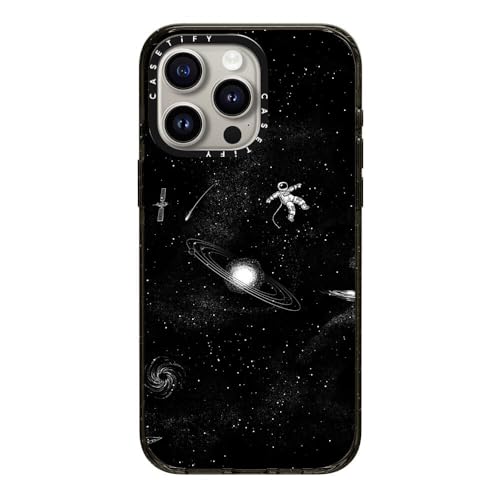 CASETiFY �C���p�N�g iPhone 15 Pro Max �P�[�X [MIL�K�i���� (4x MIL-STD-810G)/2.5m����̗����������N���A/MagSafe �ɑΉ�] - Gravity 3.0 - �u���b�N