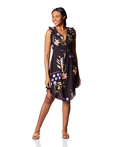 Vestido Casual Midi, Mercatto, Feminino, Preto, P