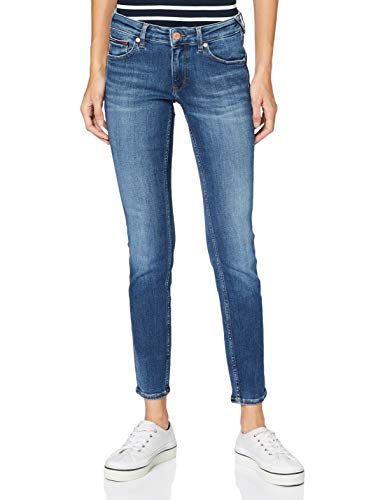 Tommy Jeans Sophie LR Skny Hldbst Vaqueros, Harlow Dark Blue, 28W / 30L para Mujer