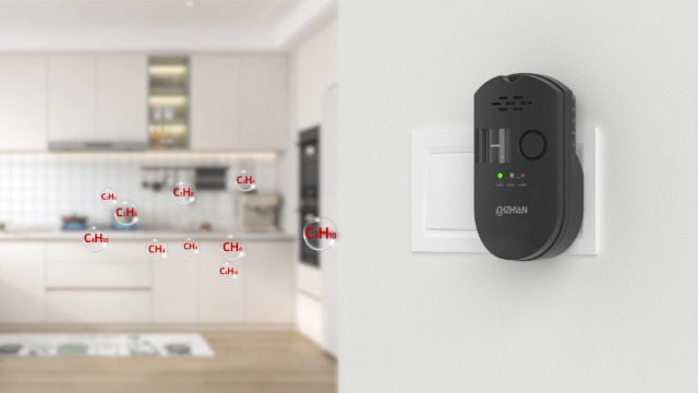 Rilevatore Di Fughe Gas Naturale E Propano 12V – Allarme Domestico Con Sensore GPL GNL, Per Camper, Barche, Cucine E Garage, 85 DB Sonoro E Luminoso