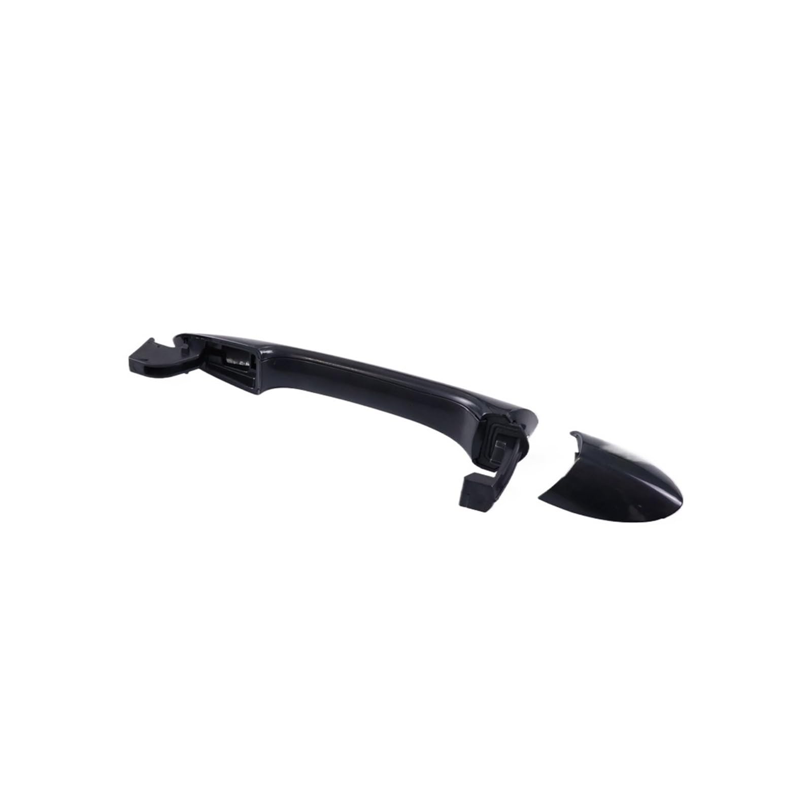 Shlpzhgmc Front No Hole Outer Door Handle Black Compatible With 2011-2014 Hyundai Sonata I45 Exterior Handle 82651-3S000 82652-3S000(Front No Hole)