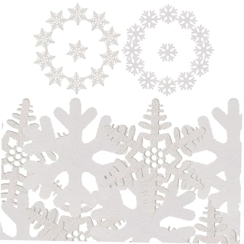 KALLORY 40pcs Embroidery Thread Organizer Yarn Bobbins Wooden Thread Holder for Craft Embellishments