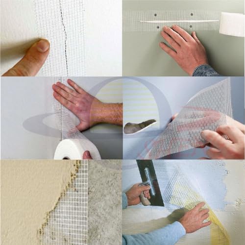 Fita Telada Drywall Tranlçada 100mm x 20 Metros - Reparos para Juntas em Paredes de Gesso