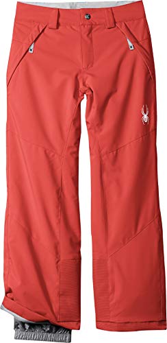 Pantalon de ski pour fille coupe droite Spyder Olympia vêtement neige imperméable chaud