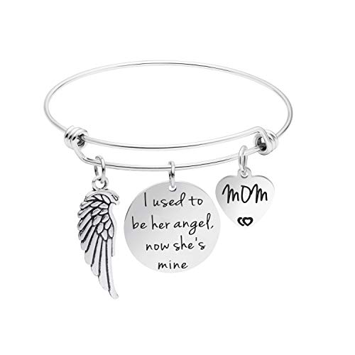 Awegift Memorial Jewelry Remembrance Loss of Mom Dad Father Mother Necklace Bracelet Sympathy Gift