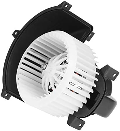 AC Heater Blower Motor Fan White with Cage - Compatible with Volkswagen & Audi Vehicles - Touareg 2004, 2005, 2006, 2007, 2008, 2009, 2010, Q7 07-15 - Replaces 7L0 820 021 Q, 700262, 7L0-820-021-Q
