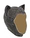 Cat Mask Deluxe Black Latex Women Full Head Cosplay Accessory for Adult Xcoser
