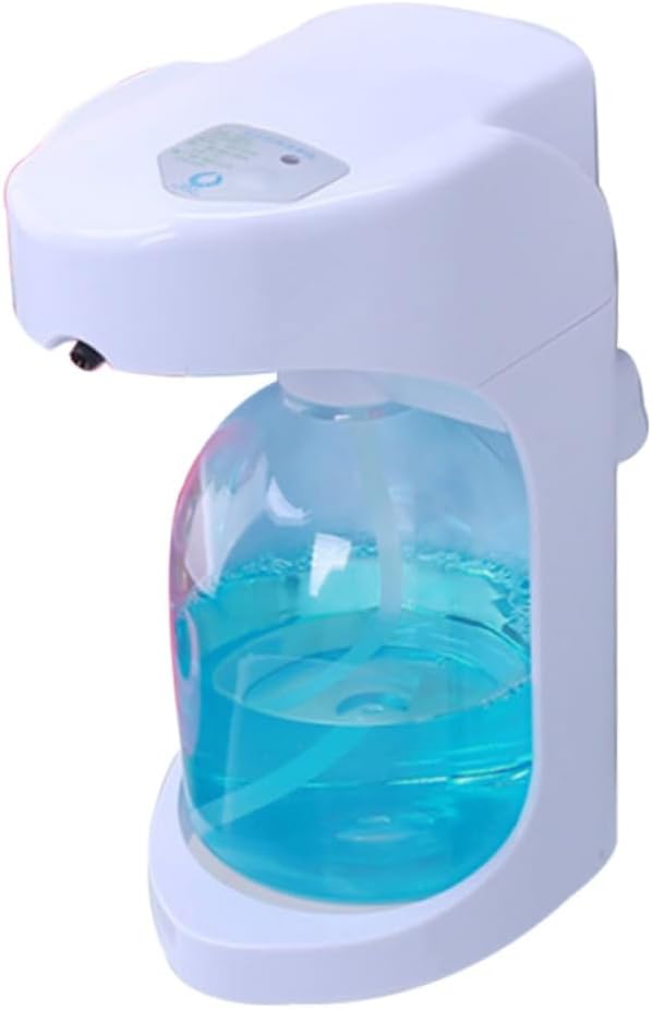 ABOOFAN Automatic Touchless Soap Dispenser Infra Sensor Wall Mounted Countertop Compatible with Any Liquid Soap Settings for Kitchen Bathroom Office