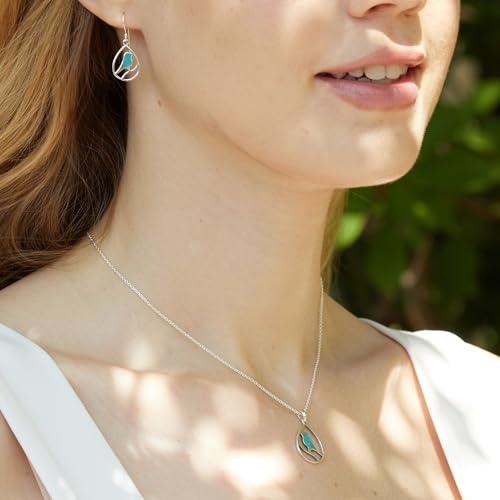 Boma Jewelry Sterling Silver Bird Necklace, 16 inches4