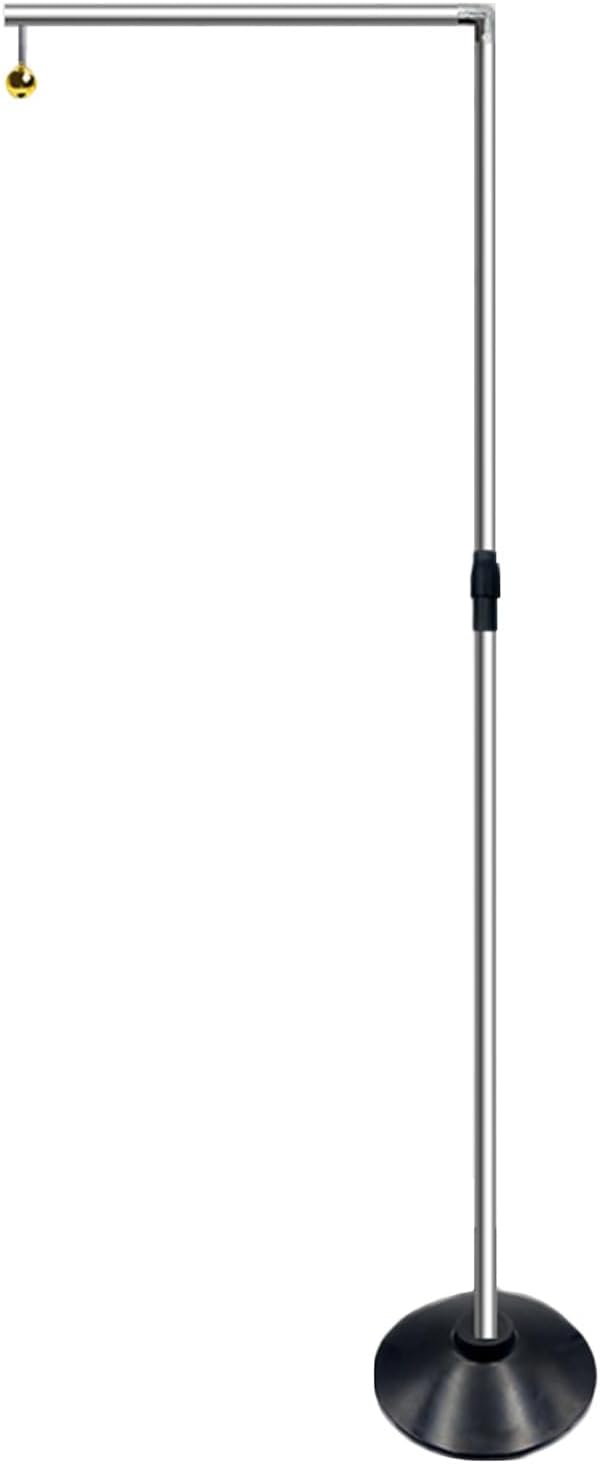 Volleyball Training Vertical Jump Tester,Stainless Steel Floor Jump Training with Stable Base,for Volleyball Basketball Jump Measurement Tools