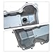XUNUOPARTS 4.7L V8 Aluminum Valve Cover Compatible with 2008-2013 Ram 1500 2008-2009 Jeep Grand Cherokee Replace# 53022139AB 53022138AB