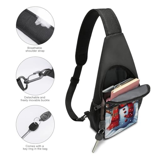 Bolso tipo sling liviano Red Snowman para hombro miniatura 4
