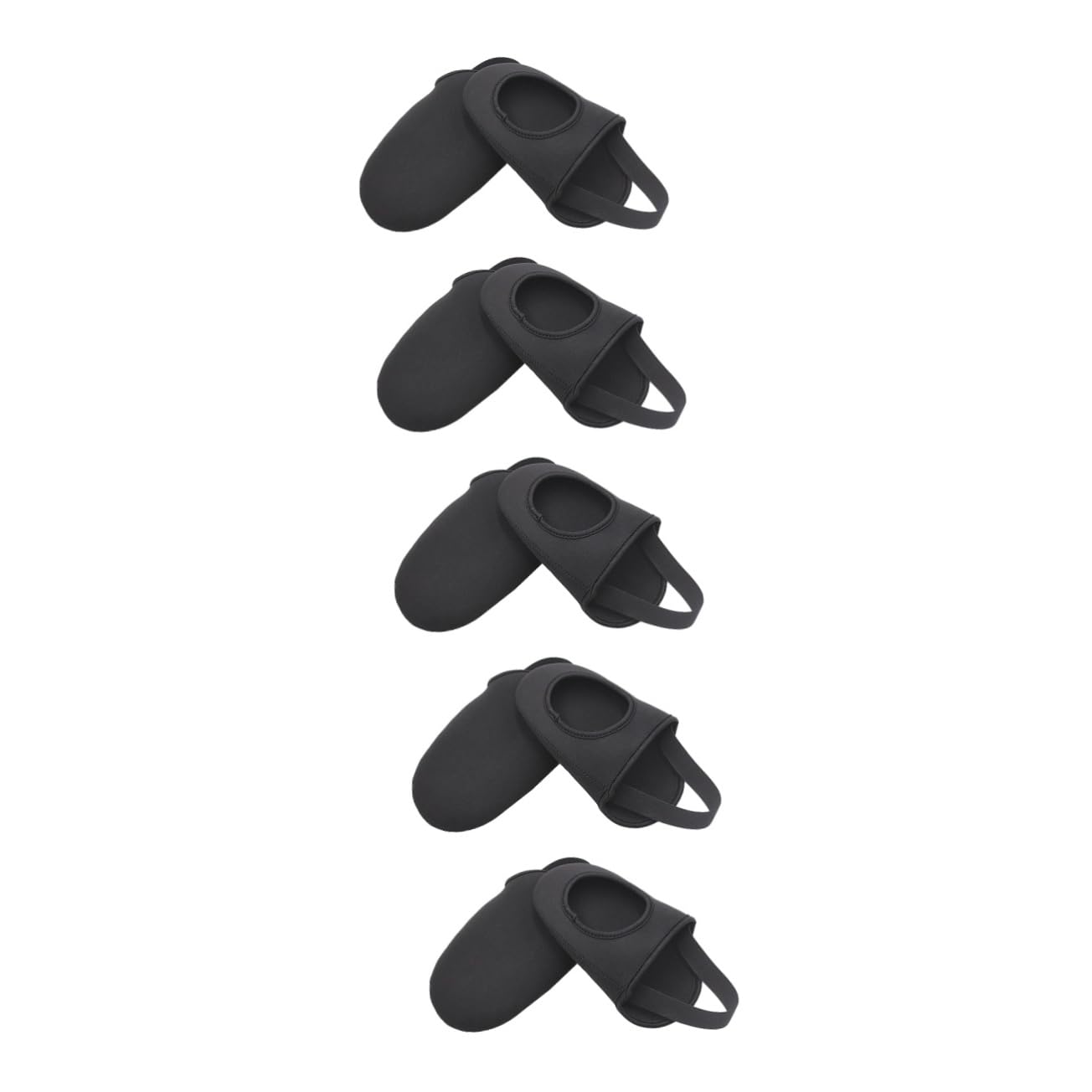 ibasenice Cubrezapatillas de Ciclismo Protector Proteger Tobillo montaña Anti- mi Cubiertas de Zapatos Reutilizables Cubiertas de Zapatos Calientes Neopreno Black
