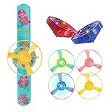 Fliegendes Spielzeug Für Den Außenbereich, LED-Leuchtwerfer, Fliegendes Scheibenspielzeug, 4 Bambuslibellen, 2 Kreisel, Uhrensteuerung, Outdoor-Aktivitäten, Fliegende Bambuslibelle Für Kinder