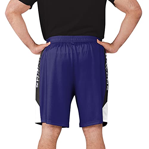 Image of FOCO NFL Mens NFL Team Logo Side Stripe Training Shorts