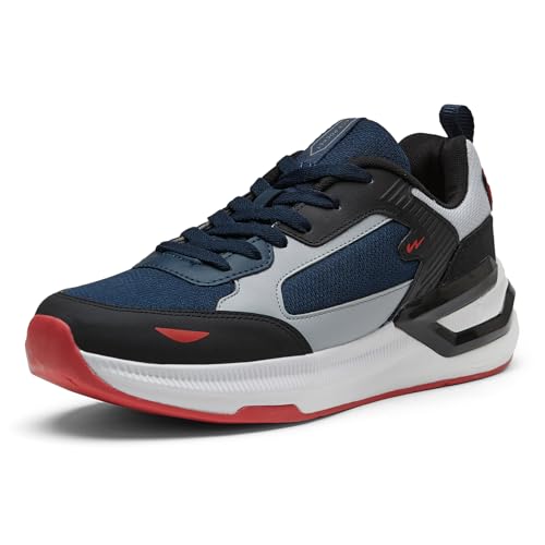 Campus Men's Cove D.Navy/BLK Sneakers - 8UK/India 1Pair