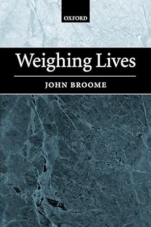Weighing Lives book cover