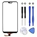MovTEK Schermo Vetro Touch Screen Tattile (Senza LCD Display) di Ricambio per Huawei P20 Lite/Nova 3e 5.84" con Kit di Attrezzi e Adesivo 3M Nero