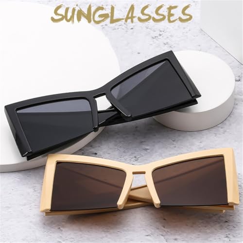 ZIUTNSAV-Semi-Rimless Sunglasses For Women Men Retro Oversized Frame Shades UV400 Sun Glasses Eyeglasses4