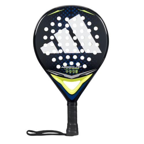 Image of adidas Arrow Hit Junior Blue 2026 Padel Racket, Round Shape, EVA Soft Performance Foam, Fiberglass