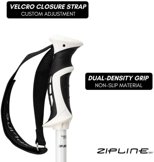 Miniatura 2 de Bastones de esquí de grafito compuesto de carbono - Zipline Blurr 16.0 - U.S. Proveedor oficial del equipo de esquí.