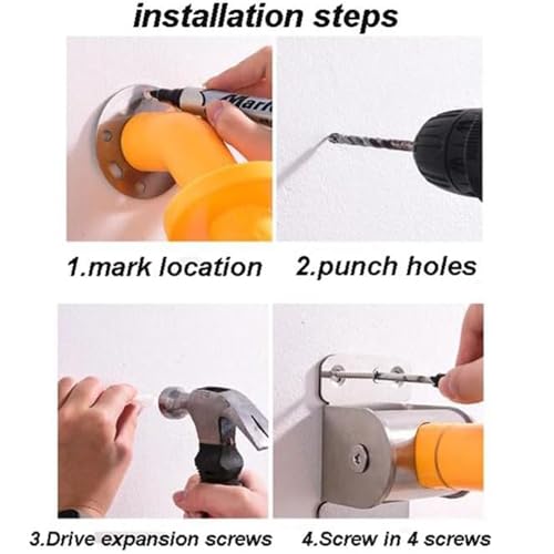 Wandstützgriff Klappbar,WC Safe Haltegriff,Handlauf Geländer für Toilette,Außentreppen,Veranden,Haltegriff Toilette Klappbar, für Behinderte,Senioren(Size:65cm)