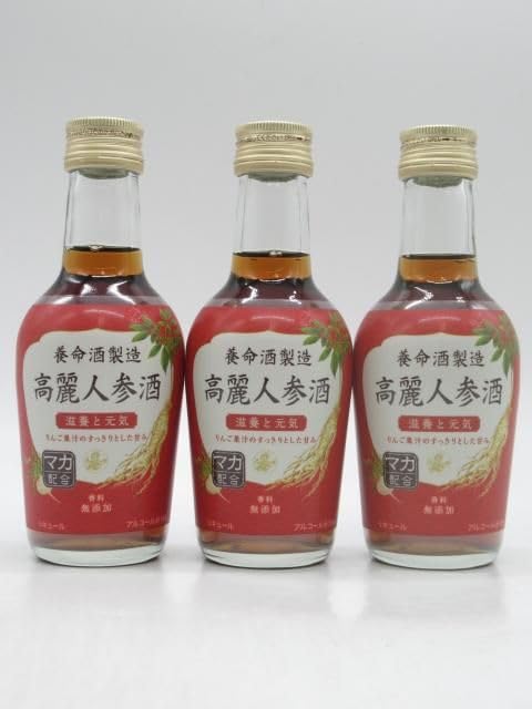 Amazon.co.jp: 【ミニサイズ】 養命酒製造 高麗人参酒 滋養と元気 マカ