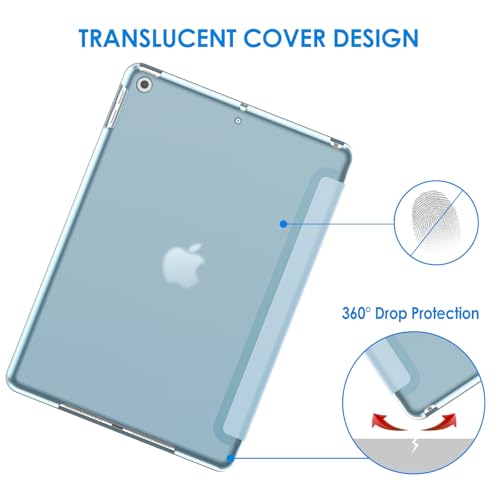 Image of JETech Case for iPad 10.2-Inch (2021 /2020 /2019 Model, 9 /8 /7 Generation), Auto Wake /Sleep Cover (Light Blue)