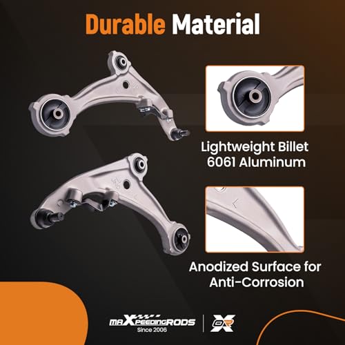 maXpeedingrods K620195 K620196 Front Lower Control Arm for 2007-2012 Nissan Altima, 2013 Altima Coupe 2-Door Only by maXpeedingrods - Image 2