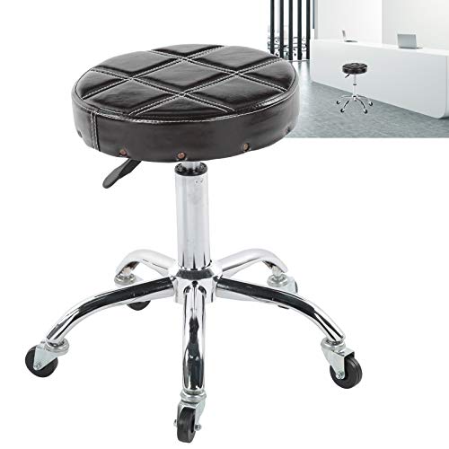 Stołek Fryzjerski Stołek Fryzjerski Stołek do Manicure Krzesło Fryzjerskie do Salonu Fryzjerskiego, Stołek Kosmetyczny Winda Meble Pokojowe Obrotowe Pu do Salonu Piękności