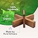 X Cross Disentanglement Puzzle Wooden Brain Teasers for Adults Logic Games Gift Puzzle and Mind Teasers The Cross Out Tricky Games Wood IQ Puzzles Trick Lock