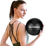 Trideer Pilates Ball, Barre Ball, Mini Exercise Ball, 9 Inch Small Bender Ball, Pilates, Core Training Physical Therapy, Improve Balance, Core Strength & Posture (Home & Gym & Office) (Black (23cm))