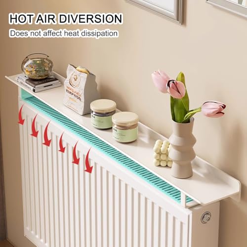 Cache radiateur sans percer en alliage d'aluminium pour murs intacts - 6