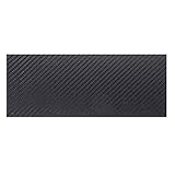 chapa fibra de carbono  TuToy 100X250X (0.5-5) Mm Negro Mate Twill Fibra De Carbono Placa De Chapa Lámina Tejido De Fibra De Carbono Pannel Varios Espesor - 4Mm