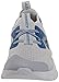 Lacoste Unisex-Child Children's Run Spin Knit Sneaker, Cosmic/Limeira/Navy Blue/Wormwood, 12