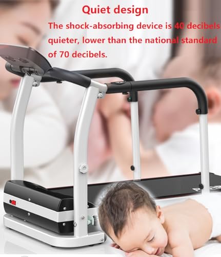 Image of Walking Treadmill for Senior - Senior Treadmill with Long Handrails - Foldable Treadmill for Home with Recovery Fitness Exercise Machine for Elder with Heart Rate Monitor