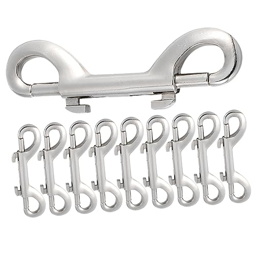 BESPORTBLE 12pcs Heavy Duty Dog Leash Connector Hooks Snap Clips for Pet Leashes Backpack and Luggage Double Ended Design for Quick Connect and Disconnect