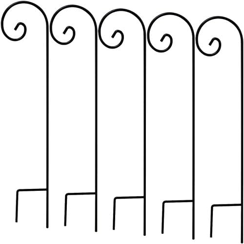 BEAU JARDIN Shepherd002 35 inch 5 Pack Shepherd Hook, 48inch, 2 pack
