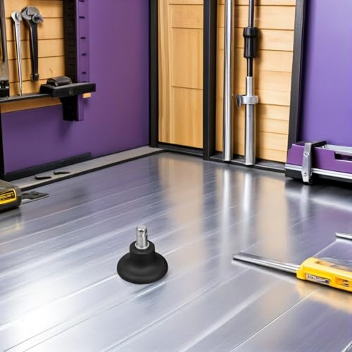 Deslizadores de silla de oficina con vástago insertado y base de PVC antideslizante 6