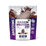 About Time Casein Protein Chocolate 2lb - 19g Protein, Nighttime Recovery Formula, No Artificial Sweeteners, No Growth Hormones