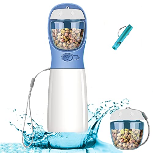 Hunde Trinkflasche Edelstahl 750ml - Auslaufsicherer Wasserspender Für Unterwegs