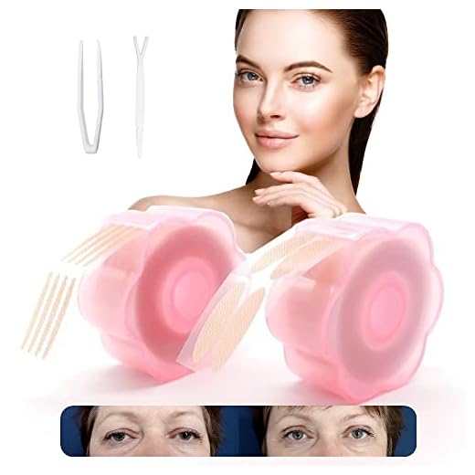 VENICCE LOVE 1200 Pièces de rubans pour paupières | Lifting des paupières sans chirurgie | Ruban à paupières | bande paupière couleur peau | Retirer immédiatement les yeux cagoulés | Rayures paupières