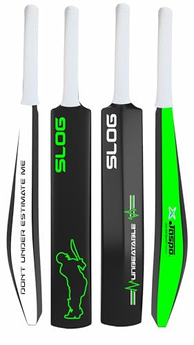 Jaspo SLOG Plastic Tennis Cricket Bat Full Size Bat (34” X 4.5” i...
