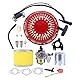 Vergaser Kit Ersatz mit Luftfilter Seilzugstarter Zündspule Rückstoßstarter Zündkerze Düse Dichtungen Startschalter Starter Filter Kraftstoffleitung für Honda GX340 GX390 GX 340 GX 390 11HP 13HP Motor