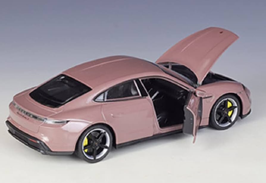 ポルシェ タイカン ターボS ピンク WELLY ミニカー 1/24 1:24 Welly Porsche Taycan Turbo S Sakura Pink | Stunning