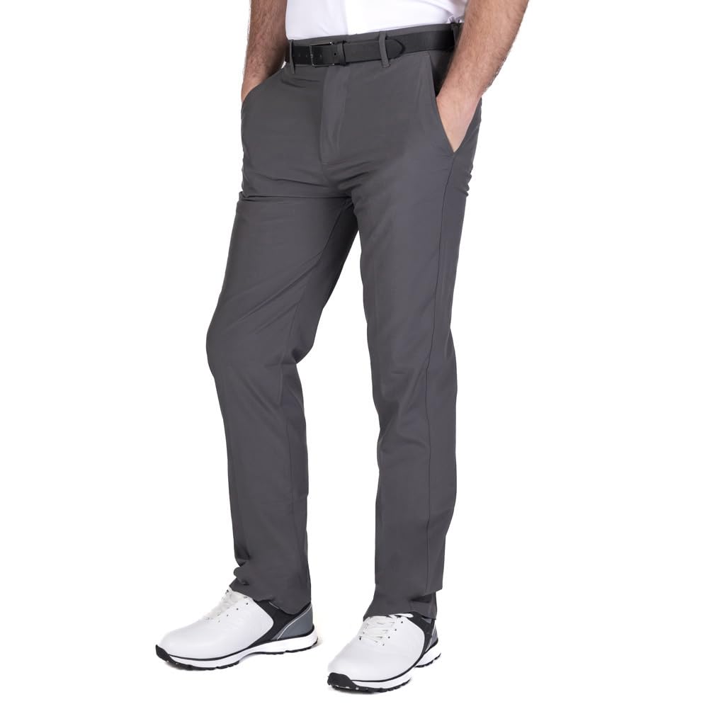 Island Green Pantalon de Golf pour Homme IGPNT1900 Stretch Respirant fuselé