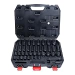 CCLIFE – CCLIFE Schlagschrauber Nüsse Set, Schlagnuss set 1/2 zoll, 4