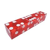 Fácil de leer, transparente, hermoso juego de dados translúcidos, tablero grande (19 mm), punto blanco altamente visible (punto) que te hace sentir cómodo y luce genial, fácil de leer e incluso te permite ver de un vistazo o en la distancia.