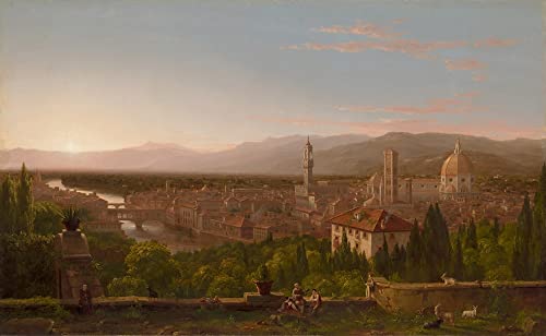 Tableau Vue de Florence depuis San Miniato pour Décoration Chambre